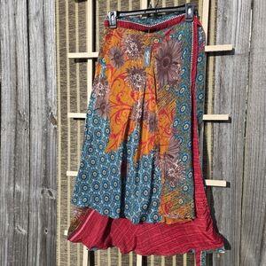 NEW Double Sided Wrap Skirt L